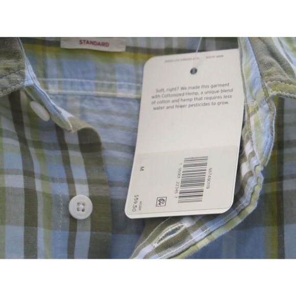 Levi's 857480118 Men's Sz M Skyway Blue Classic 1 Pocket Standard Fit L/S Shirt - Picture 4 of 5